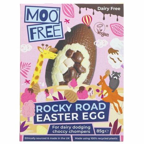 Moo Free Rocky Road Easter Egg 85g