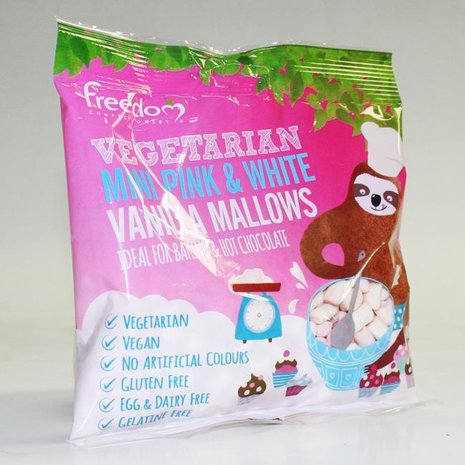 Freedom Confectionery Mallows Pink&White Mini Marshmallows 75g 