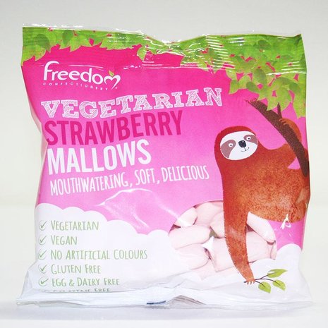Freedom Confectionery Strawberry Marshmallow 75g *THT 28.12.2022*