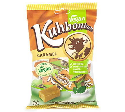 KUHBONBON VEGAN CLASSIC caramels 165g *THT 12.07.2023*