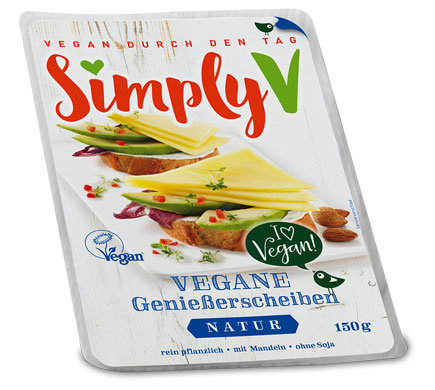 Simply V Vegane Geniesserscheiben Natural 150g Veggie 4u