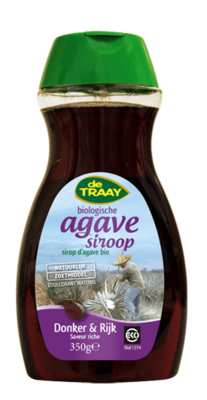 De Traay agave syrup Dark & Rich 350g
