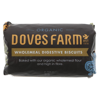 Doves Farm Organic Wholemeal Digestive Biscuits 200g