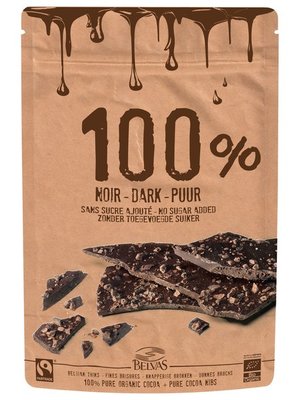 Belvas Belgian Chocolate 100% puur 80g