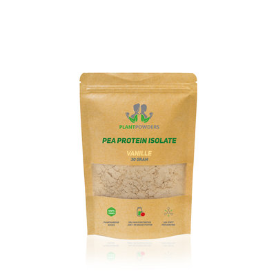 PlantPowders Sample bag Pea protein Vanilla 30g