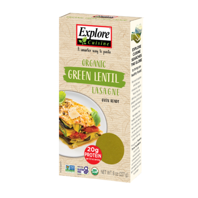Explore Cuisine Green Lentil Lasagne 227g