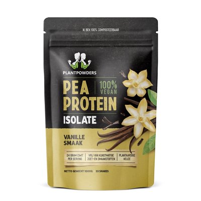 PlantPowders pea protein Vanilla 1kg