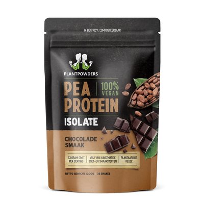 PlantPowders Pea Protein Isolate Chocolade 1kg