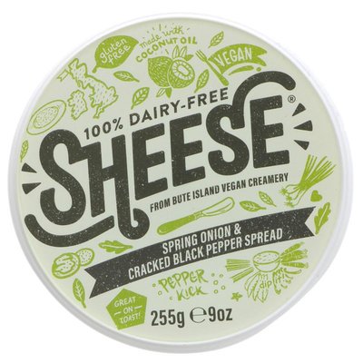 Sheese Creamy Sheese Spring Onion & Cracked Black Pepper 255g *BBD 01.03.2023*