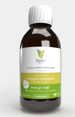 Opti-3 Liquid - OMEGA-3 EPA & DHA LIQUID - Flavourless 150ml
