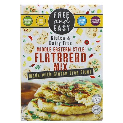 Free & Easy Middle Eastern Flatbread Mix 250g