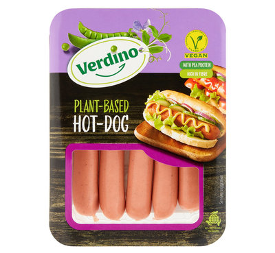 Verdino Hot Dog Vegetable Sausages 180g *THT 10.10.2022*