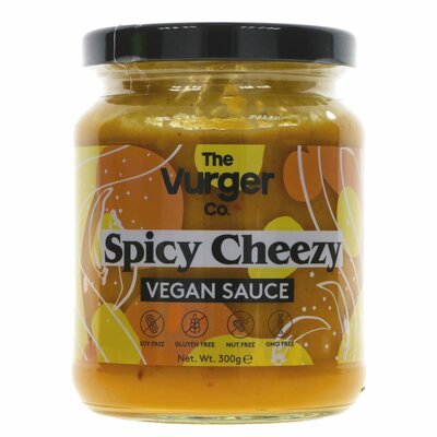 The Vurger Co Spicy Vegan Cheezy Sauce 300g *BBD 01.10.2022*