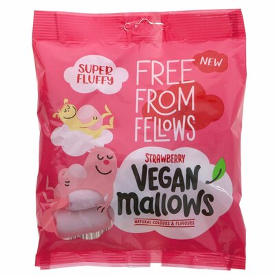 Free From Fellows Strawberry Mallows 105g