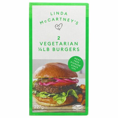 Linda McCartney, vegetarian (vegan) Quarter Pounder 227g