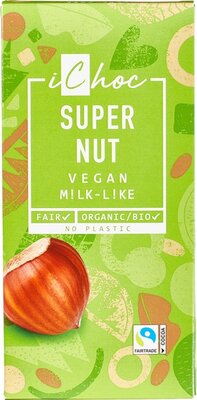 iChoc Vegan melkchocolade super nut 80g