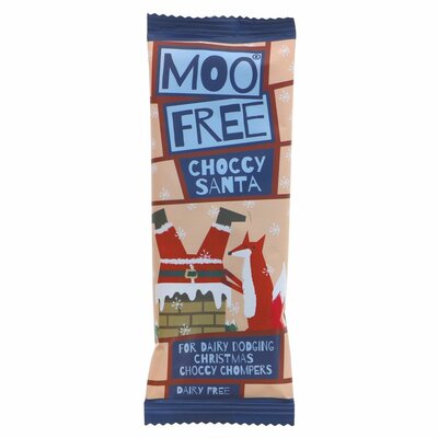 Moo Free  Choccy Santa Bar 20g