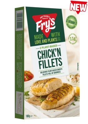 Frys Plant Based Chick'n Fillet 180g *FROZEN PRODUCT*