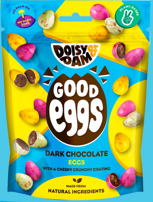 Doisy & Dam Good eggs (dark chocolate eggs) 75g