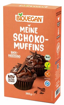 Biovegan my chocolate muffin baking mix, organic 360g