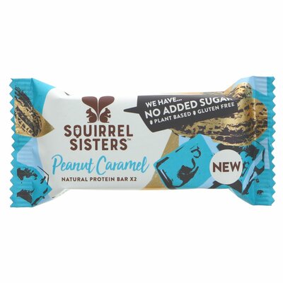Squirrel Sisters Peanut Caramel Snack Bar 40g