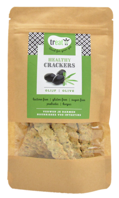 Tr-eat Crackers Olijf 80g