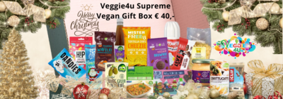 Veggie 4u Supreme Vegan Gift Box € 40,- (16 producten)