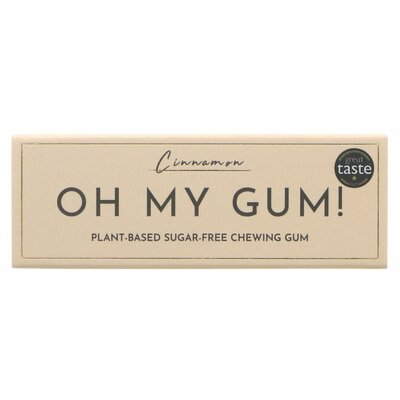 Oh My Gum! Plant Based Cinnamon Gum 19g