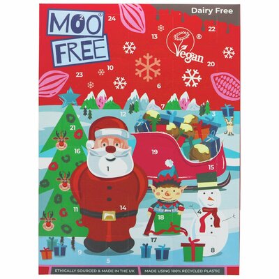 Moo Free Advent Calendar Milk Chocolate 70g