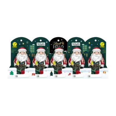 LINDT Hello vegan mini santa 50g (5stuks)