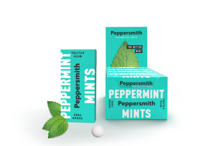 Peppersmith Natuurlijke pepermunt mints 15g