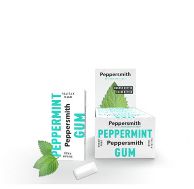 Peppersmith Fine English Peppermint Gum 15g