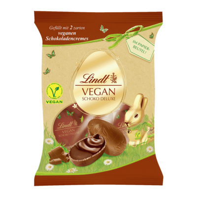 Lindt Eier Schoko Deluxe vegan 90g