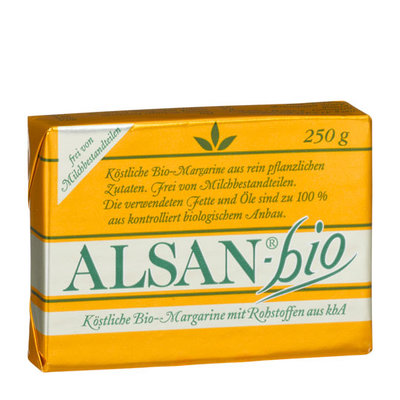Alsan Bio Plantaardige margarine 250g *THT 02.10.2023*
