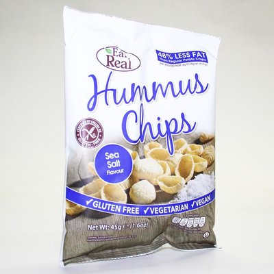 Eat Real Humus zee zout Chips 135g