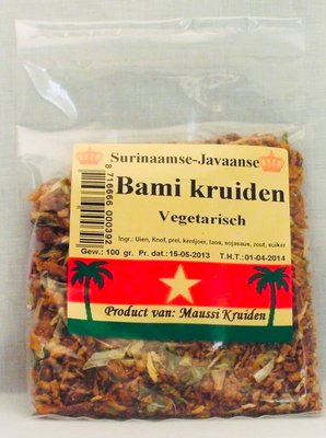Maussi kruiden Vegetarische bami kruiden  100g