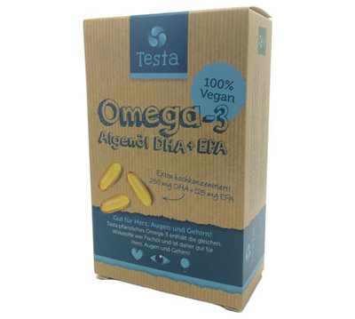 Testa Omega-3 DHA + EPA 45 Capsules *THT JUNI 2023*