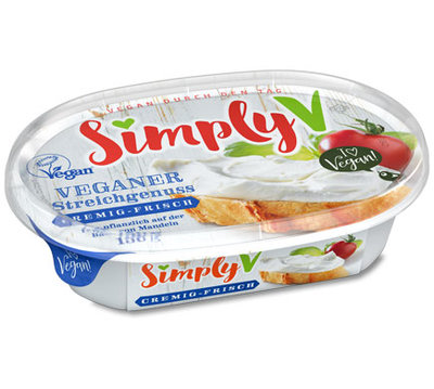 Simply V Vegan spread Mild creamy-fresh 150g *THT 03.03.2024*