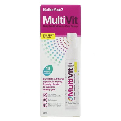Better You MultiVit Multivitamin Spray 25ml