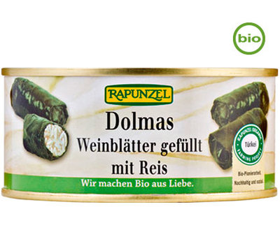 Rapunzel DOLMAS wine leaves filled with rice organic 280g