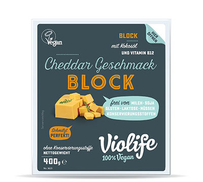 Violife Cheddar flavour BLOCK 400g *THT