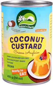 Nature S Charm Cocos Custard 400g Veggie 4u Vegan Glutenvrij Soja Vrij Vegan Dessert Cholestrolvrij Palmolie Vrij Veggie 4u