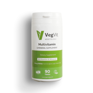 Vegetology VegVit Multivitamin & Mineral formula 90 tablets