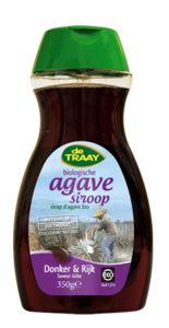 De Traay agave syrup Dark & Rich 350g 