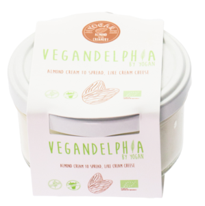 Yogan Vegandelphia 180g Vegan Vegan Kaas Lactose Vrij Veggie 4u Glutenvrij Soja Vrij Palm Olie Vrij Veggie4u