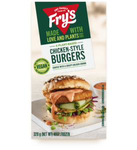 Fry's Chicken Style Burgers 320g *DIEPVRIESPRODUCT*