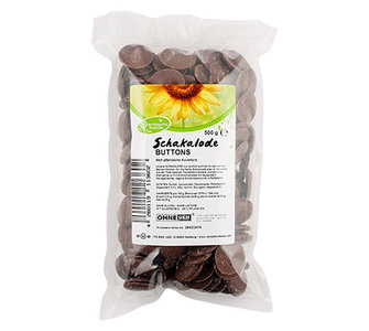 Vantastic Foods brown Schakalode buttons, 10g Vantastic Foods brown Schakalode buttons, 10g
