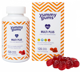 markering consumptie resterend Yummygums - MULTIPLUS vegan multivitamine - Veggie 4u