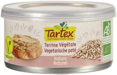 Tartex Vega paté naturel 125g